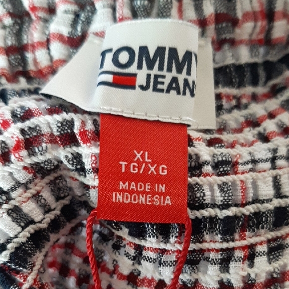 Tommy Jeans Top Blouse XL - Picture 4 of 8